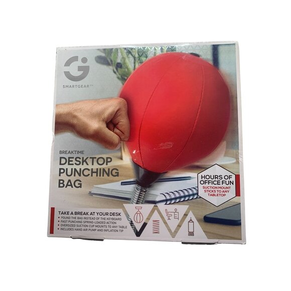 Smartgear Desktop Punching Bag With Suction Mount & Hand Pump - Picture 3 of 5